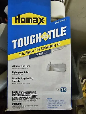 New Homax 3157 Tough As Tile Tub & Tile Epoxy Paint Spray On Finish Kit White • $60.99
