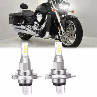 LED Kit High Power H4 Headlight Lights Bulbs For Suzuki Boulevard M109r 2006-16 • $17.57