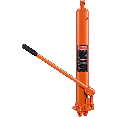 VEVOR Hydraulic Long Ram Jack 8Ton Clevis Base Engine Hoist Cylinder Single Pump • $43.99