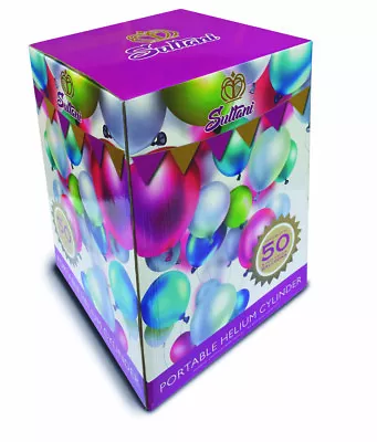 £42.99 • Buy Balloon Helium Gas Disposable Cylinder Canister Birthday Party Fills 50 Balloons