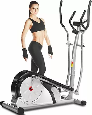 Elliptical Exercise Machine For Home Cross Trainer Cardio Fitness Equipment Gray • $214.99