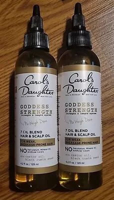 (2) Carol's Daughter Goddess Strength 7 Oil Blend Hair & Scalp Oil 4.2oz • $19.99