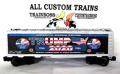 Lionel O Scale Custom Lettered Limited Run Trump 20 Collectible Reefer Lot E🎩 • $99.99