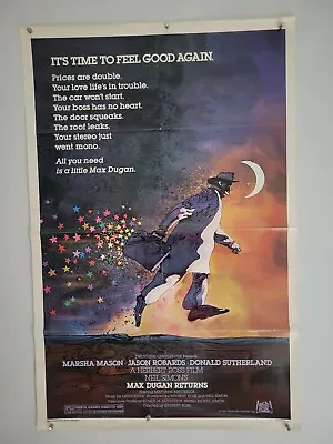 Max Dugan Returns Original 1983 Comedy Drama Movie Poster Matthew Broderick  • $18.95