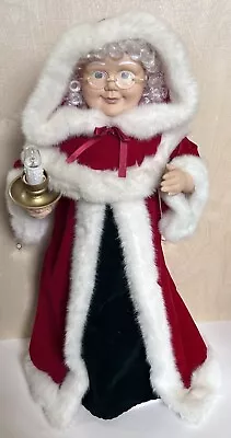 Holiday Time Motion-ettes Mrs Santa Claus Lighted Animated Motion Figure 24  • $59.96