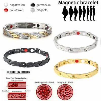 Magnetic Healing Bracelet Therapy Weight Loss Arthritis Health Pain Relief Mens • $2.35