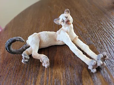 A Breed Apart Cat Mini Figurine Siamese Stretching No Box • $29.99