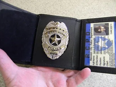 Resident Evil Raccoon City Police Leon Kennedy Badge Id Badge Trifold Wallet • $99.50