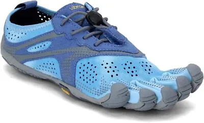 Vibram FiveFingers V-Run Size US 6.5-7 M EU 36 Women's Running Shoes Blue/Blue • $109.99