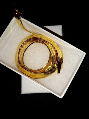£212.14 • Buy 14k. Solid Gold 5mm Herringbone Necklace 20 Inches