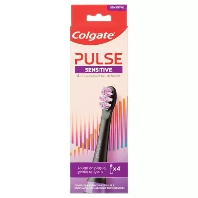 Colgate Electric Toothbrush Pulse Sensitive Refills Replacement Heads 4 Pack • $29