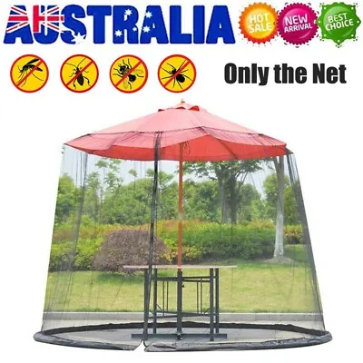 $67.72 • Buy Garden Outdoor Umbrella Table Screen Parasol Mosquito Net Cover Bug Parasol Net