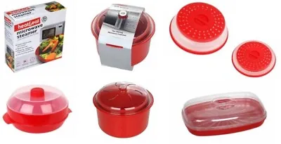 Kitchen Microwave Cookware Pendeford Microwave Steamer Various Styles New • £4.15