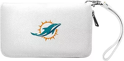 Miami Dolphins---7 1/2  Wristlet ---clutch Purse • $18.99