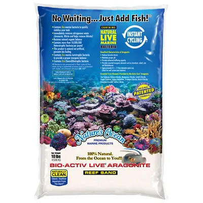 Natures Ocean Live Aragonite Sand Reef Coral Fish Tank Natural Samoa Pink Marine • £34.79