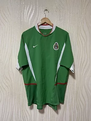 MEXICO 2003 2004 HOME FOOTBALL SHIRT SOCCER JERSEY NIKE Sz XL MEN • $89.99