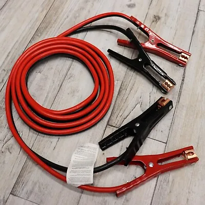 12 FT- 4 Gauge AWG Jumper Cables Battery Booster Cable Heavy Duty Clamps NEW • $27.99