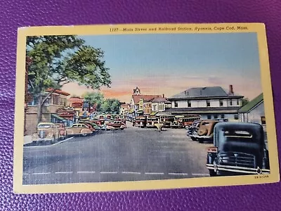 Vintage Main St & Railroad Station Hyannis Cape Cod MA • $9