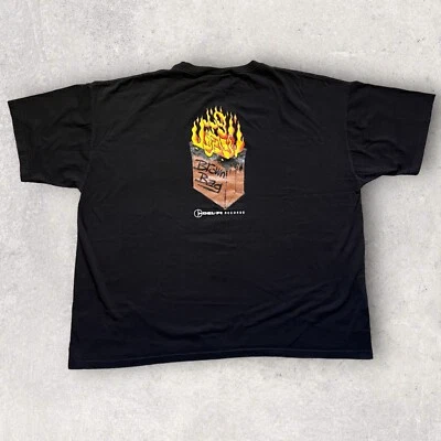 $30 • Buy Vintage Brown Bag Band T Shirt 3XL Black Latin Rock Del Fi Records