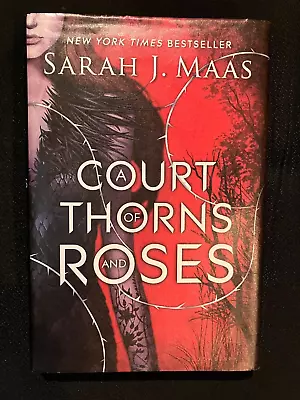 A Court Of Thorns And Roses Sarah J Maas 2015 Hardcover 1st Edition Ex-Library • $33