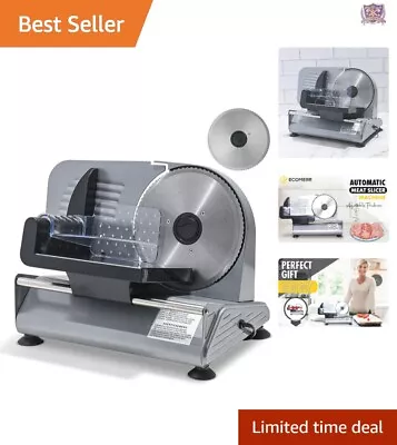 Versatile Meat Slicer - Adjustable Thickness - 9x9x9 - Extra Blade Included • $130.97