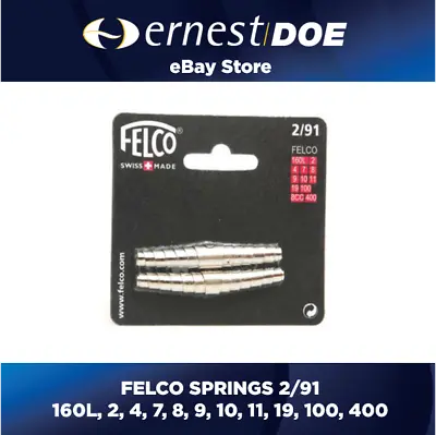 £6.50 • Buy Felco 2/91 | Secateurs/ Pruner Volute Springs | Model 2,4,7,8,9,10  |  2 Pack
