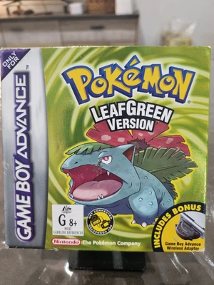 $280 • Buy Pokemon Leaf Green For Gameboy Advance - Boxed With Manual - PAL