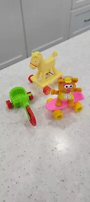 VTG 1986 Muppet Babies McDonald's Happy Meal Toys Set Of 4. Fozzie Bear 3 RIDES • $10