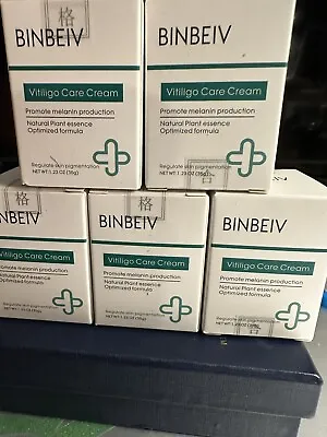 Brand New Sealed Bingeiv Vitiligo Care Cream Natural Plant Essence 1.23oz 35g 5! • $25