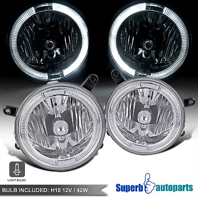 Fits 2005-2009 Ford Mustang GT Halo Fog Lights Driving Lamps Replacement Pair • $98.98