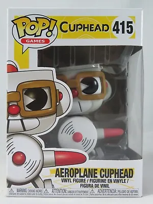 Games Funko Pop - Aeroplane Cuphead - Cuphead - No. 415 - Free Protector • $80