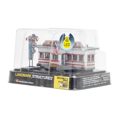 Woodland Scenics BR4956 Miss Molly's Diner - N Scale • $44.99