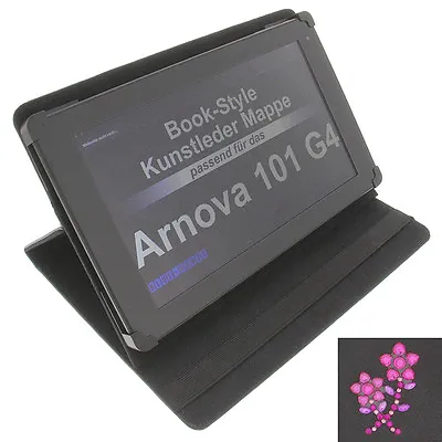 £23.41 • Buy Case Rhinestone Flower For Arnova 101 G4 Tablet Book Style Protective Black