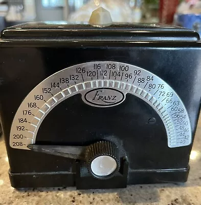 🔥🔥Vintage Black Bakelite Franz Metronome Model LM-FB-4 • $23.50