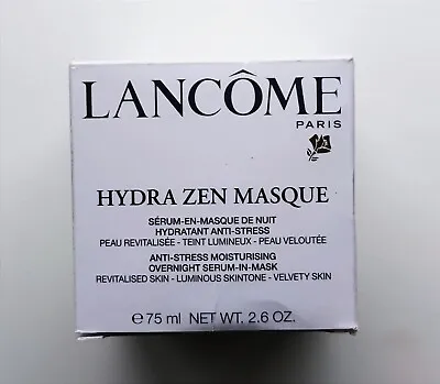 Lancome Hydra Zen Masque Anti-Stress Moisturising Overnight Serum Mask 75ml • £38.50