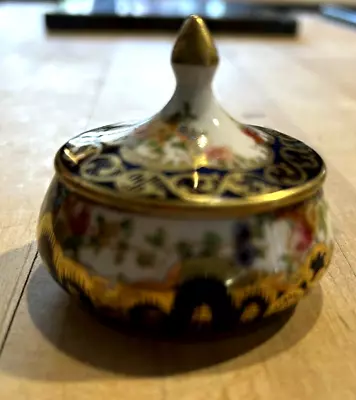 Royal Crown Derby Traditional Imari Miniature Soup Tureen Fish Kettle W/Lid NICE • $125