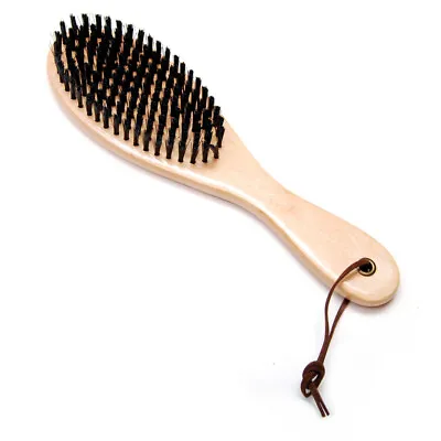 $5.25 • Buy 8.5  Shoe Brush Wood Handle Bristles Brush For Cleaning Boots, Shoes And Leather