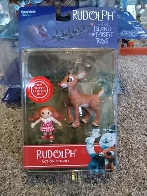 Rudolph Light-Up Nose And Misfit Doll Fig Island Misfit Toys 2001 Playing Mantis • $25.79