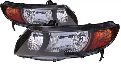 For 2008-2009 Honda Civic Coupe Headlight Halogen Set Driver And Passenger Side • $341.22