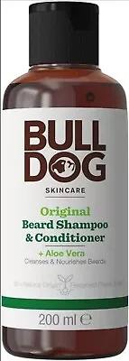 Bulldog Beard Shampoo & Conditioner 2-in-1 Original Men's Skincare Grooming • £9.99