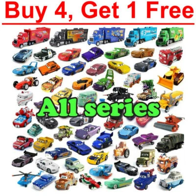 $8.94 • Buy Disney Pixar Cars 3 McQueen Sally Hudson Mater King 1:55 Diecast Halloween Gifts
