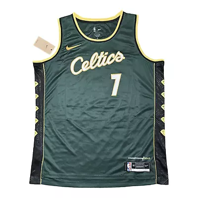 Brown Kid's Jersey #7 Boston Celtics NBA Basketball Shirt • $60.90