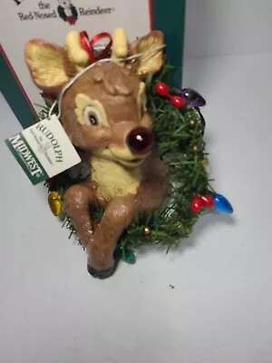 Midwest Of Cannon Falls Rudolph The Red Nosed Reindeer Ornament • $23.50