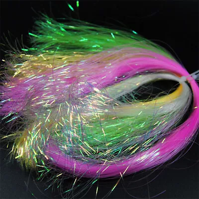 B & W Tackle~1/50  UV Ice Wing Flashabou Streamer~Fly Tying~FREE Shipping • $6.39