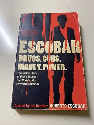 Escobar Inside Story Of Pablo Escobar Paperback Book Roberto Escobar True Crime • $8