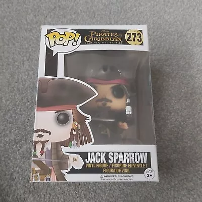 Funko Pop Vinyl Disney Pirates Of The Caribbean Jack Sparrow With Sword 273 • £30