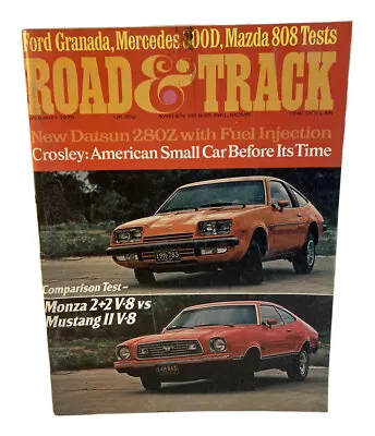 $11.98 • Buy Road And Track Magazine Jan 1975 Issue Vol 26 No 5 Monza 2+2 V-8 Mustang II V-8