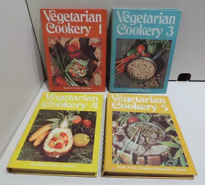 Vintage 1971 Vegetarian Cookery Vol. #1345 Spiral Hardcover Cookbooks • $15.95