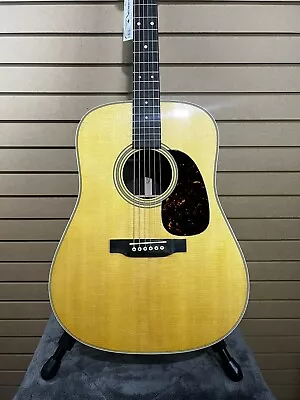 Martin D-28 Acoustic Guitar - Natural W/OHSC & PLEK*D #914 • $3199