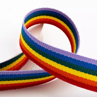 Rainbow Ribbon Satin Grosgrain Bright Pastel 6mm - 38mm Sewing Crafts Cakes • £1.49